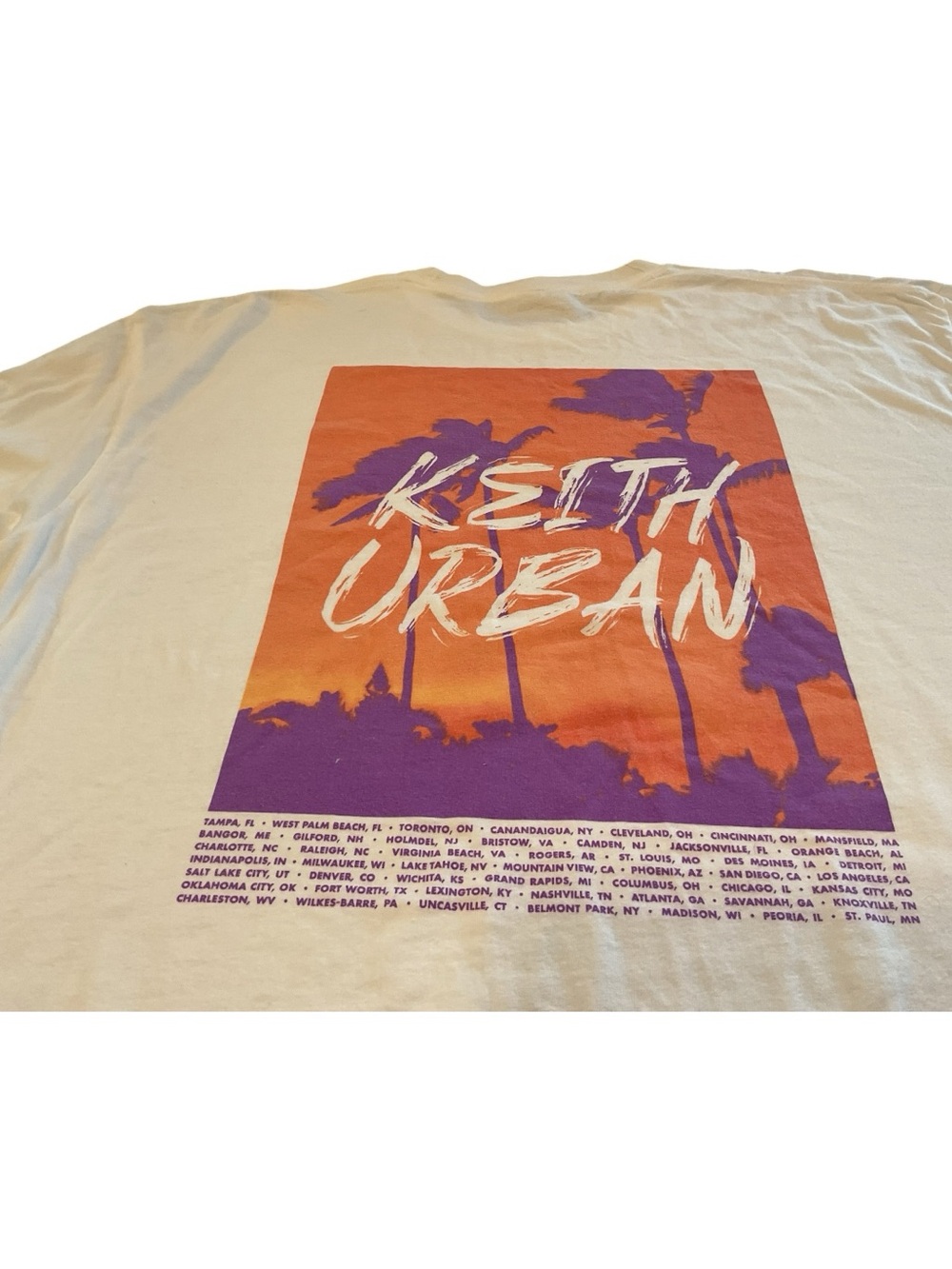 Keith Urban “the speed of now” 2022 tour size 2XL